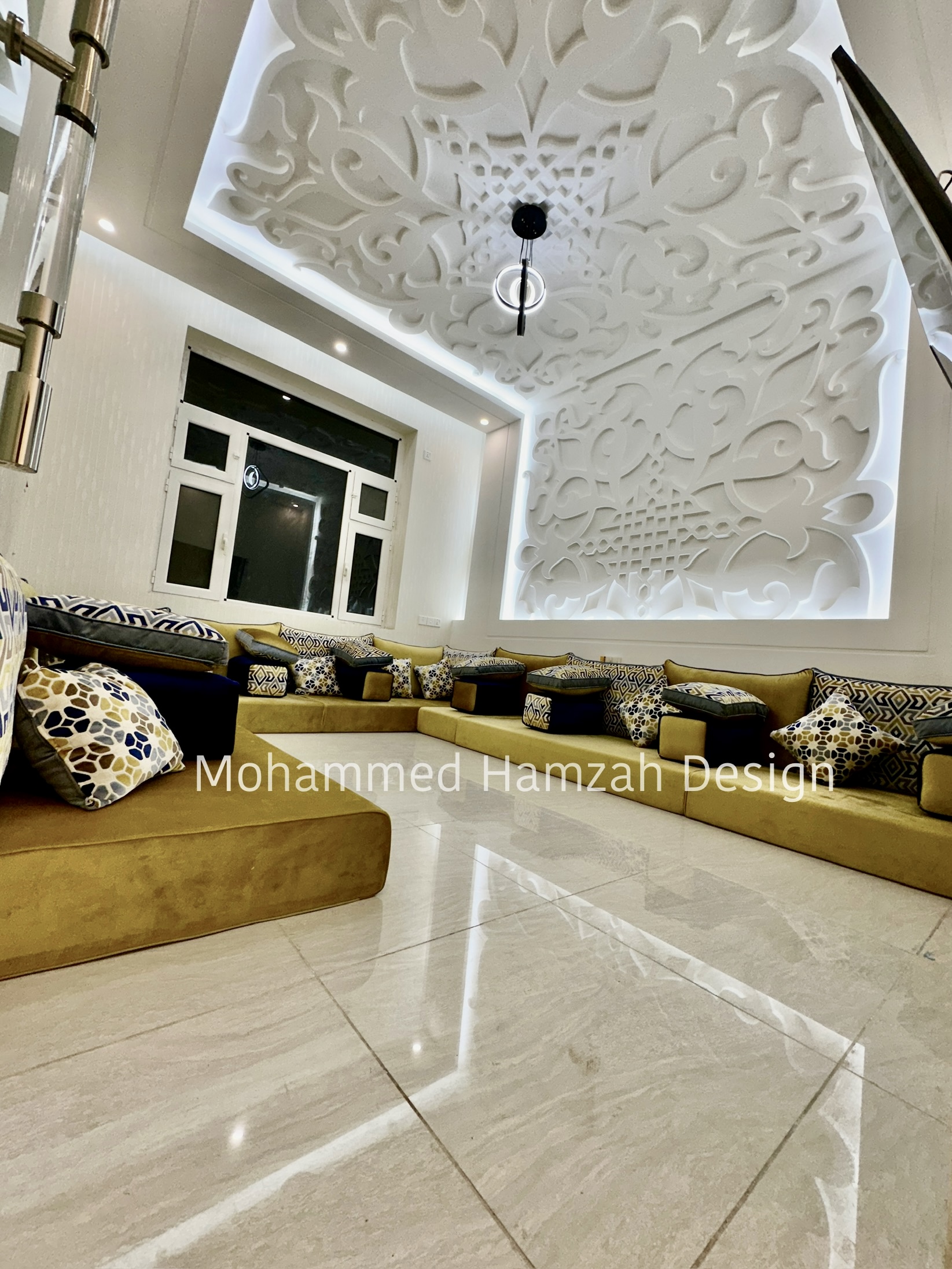 Executed majlis interior