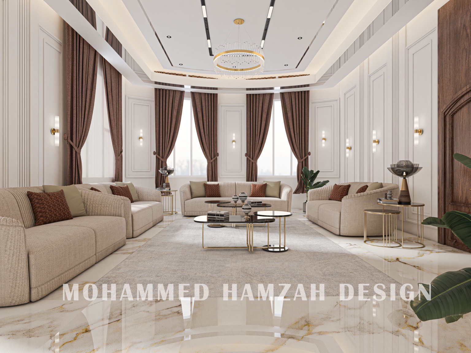 Luxury majlis interior design